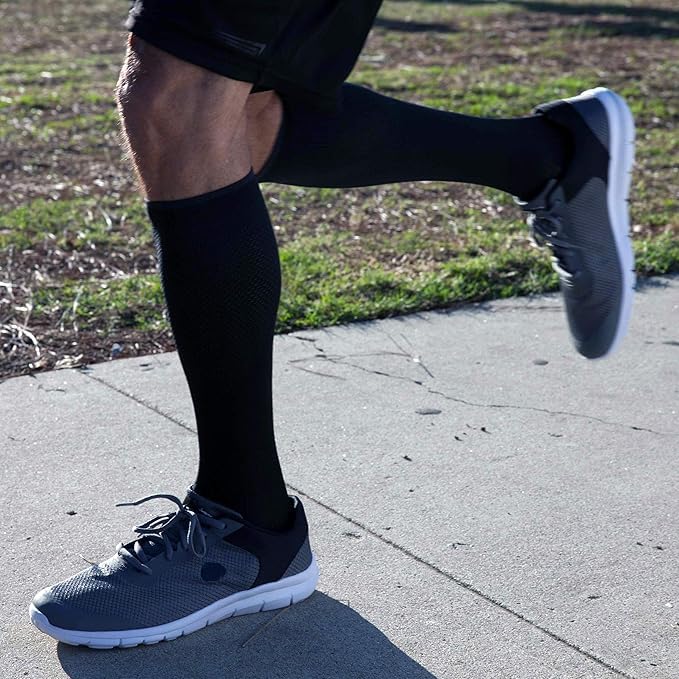 Copper Fit® Energy Compression Socks (3 Pack) | Easy On, Off | Circulation & Swelling Relief | Ideal for Travel, Nurses, Running, & Recovery | Men & Women - Image 4