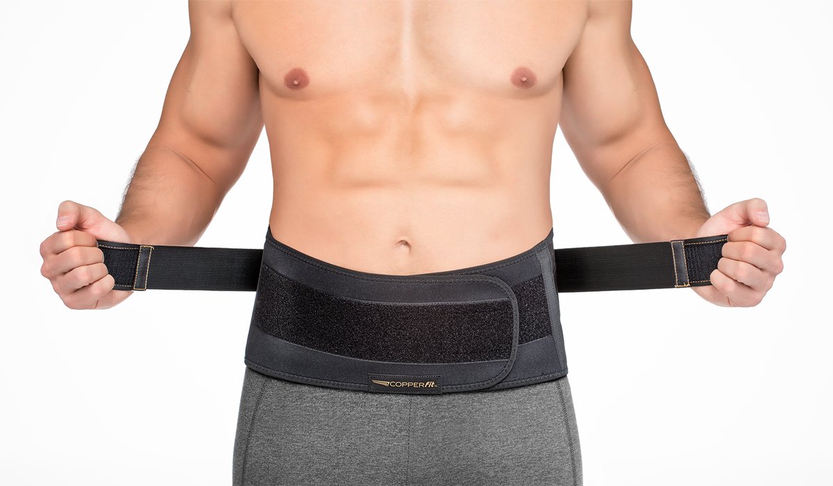 Copper Fit Unisex Adult Pro Back Belt Compression Brace Cummerbund, Black, 2XL 3XL US - Image 4
